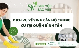 Dịch vụ vệ sinh căn hộ chung cư tại Quận Bình Tân