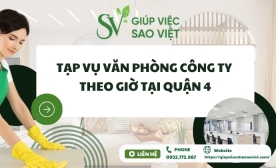 Tạp vụ văn phòng công ty theo giờ tại Quận 4